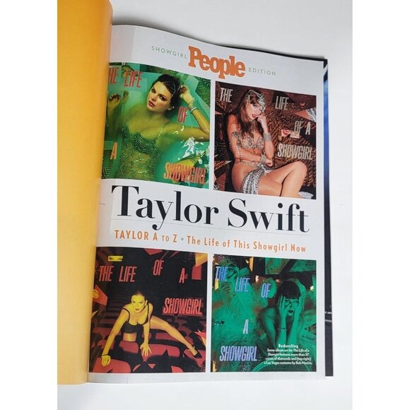 Taylor Swift People Magazine A - Z The Life of This Showgirl Exclusive Interview - Picture 2 of 6